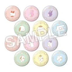 MILESTONE JUNJI ITO X SANRIO CHARACTERS COMPACT MIRROR TEXTILE BLIND BOX