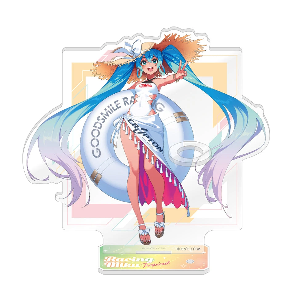 RACING MIKU 2024 TROPICAL VER. ACRYLIC PEN STAND MILESTONE RACING MIKU 2024 TROPICAL VER. ACRYLIC PEN STAND -Anime Pop Shop 00140119949 01