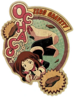 MY HERO ACADEMIA TRAVEL STICKER-OCHACO URARAKA
