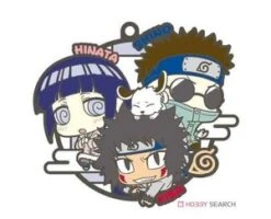 MILESTONE NARUTO SHIPPUDEN BUDDY COLLECTION THREE MAN CELL RUBBER TRADING STRAP -Anime Pop Shop 25164.4