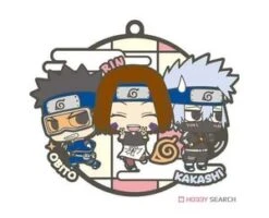 MILESTONE NARUTO SHIPPUDEN BUDDY COLLECTION THREE MAN CELL RUBBER TRADING STRAP -Anime Pop Shop 25164.6