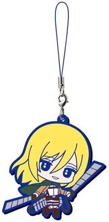 ATTACK ON TITAN RUBBER MASCOT KEYCHAIN - KRISTA