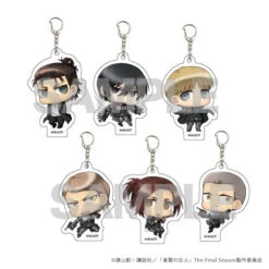 MILESTONE ATTACK ON TITAN CHIMI CHARA VOL 11 ACRYLIC TRADING KEYCHAIN