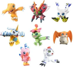 DIGIMON ADVENTURE SET DIGICOLLE MIX TRADING FIGURES