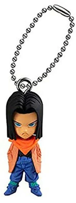DRAGON BALL Z ULTRA DEFORMED MASCOT THE BEST 33 ANDROID 17 KEYCHAIN
