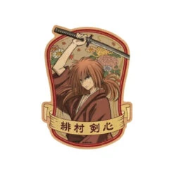 MILESTONE RUROUNI KENSHIN MEIJI SWORDSMAN ROMANTIC STORY HIMURA KENSHIN TRAVEL STICKER 2