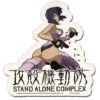 GHOST IN THE SHELL SAC 2ND GIG MOTOKO KUSANAGI STICKER 2 GHOST IN THE SHELL SAC 2ND GIG MOTOKO KUSANAGI STICKER -Anime Pop Shop 55122