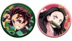 DEMON SLAYER TANJIRO / NEZUKO CAN BADGE SET