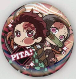 DEMON SLAYER TANJIRO / NEZUKO VOLUME 02 PITA CAN BADGE