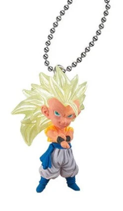 DRAGON BALL Z ULTRA DEFORMED MASCOT THE BEST 33 SSJ3 GOGETA KEYCHAIN
