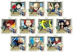 MY HERO ACADEMIA TWO HEROES ACRYLIC TRADING KEYCHAIN