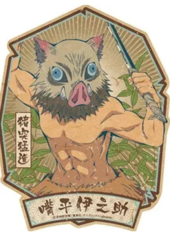 MILESTONE DEMON SLAYER INOSUKE HASHIBIRA TRAVEL STICKER