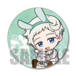 PROMISED NEVERLAND USAMIMI TRADING CAN BADGE -Anime Pop Shop GOODS 04104233 02