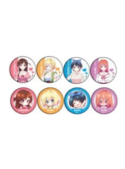 MILESTONE RENT A GIRLFRIEND TRADING CAN BADGE