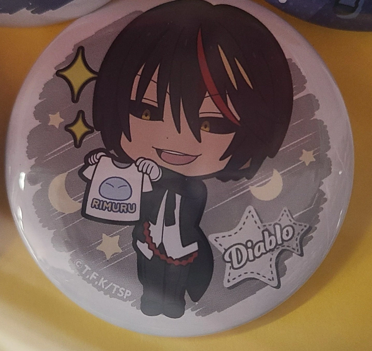 THAT TIME I GOT REINCARNTED AS A SLIME VOLUME 05 DIABLO CAN BADGE THAT TIME I GOT REINCARNTED AS A SLIME VOLUME 05 DIABLO CAN BADGE -Anime Pop Shop THATTIMESLIMEV05CANBADGE Diablo