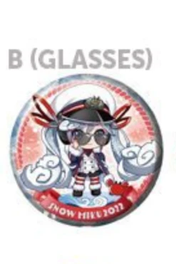 VOCALOID SNOW MIKU WITH SUNGLASSES 2022 CAN BADGE