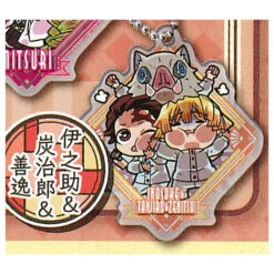 DEMON SLAYER 9 PILLARS TANJIRO, ZENITSU, INOSUKE ACRYLIC KEYCHAIN