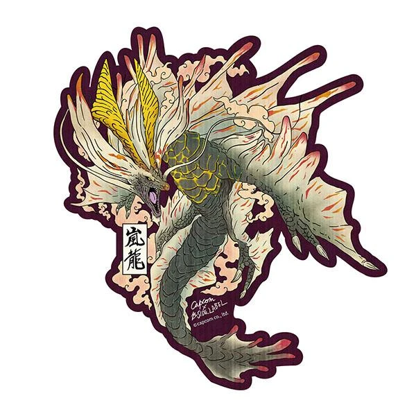 MONSTER HUNTER CAPCOM B SIDE STICKER AMATSU UKIYO-E MILESTONE MONSTER HUNTER CAPCOM B SIDE STICKER AMATSU UKIYO-E -Anime Pop Shop machichara 4976219126205